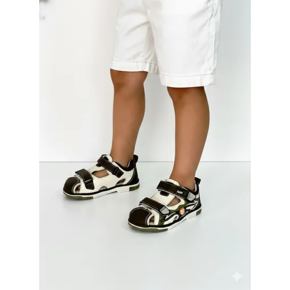 Детские босоножки Шаг вперёд, Цвет: Коричневый, Размер: 30, изображение 2