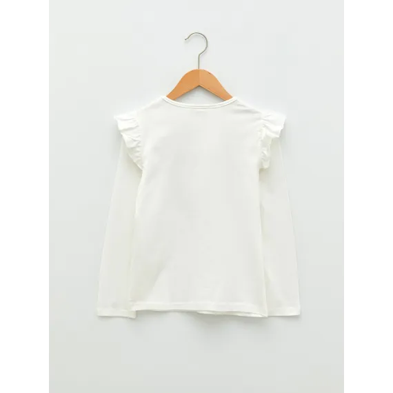 Футболка LC Waikiki, Reňk: Экрю, Ölçeg: 11-12 ýaş, 2 image