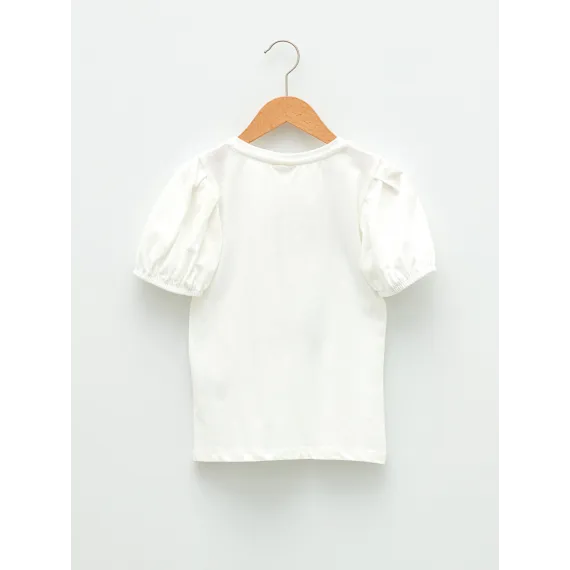 Футболка LC Waikiki, Reňk: Экрю, Ölçeg: 10-11 ýaş, 2 image