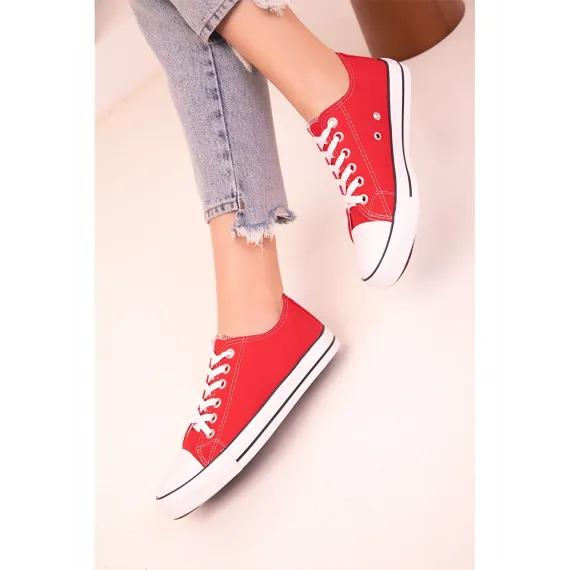 Кеды LC Waikiki, Цвет: Красный, Размер: 37, изображение 4