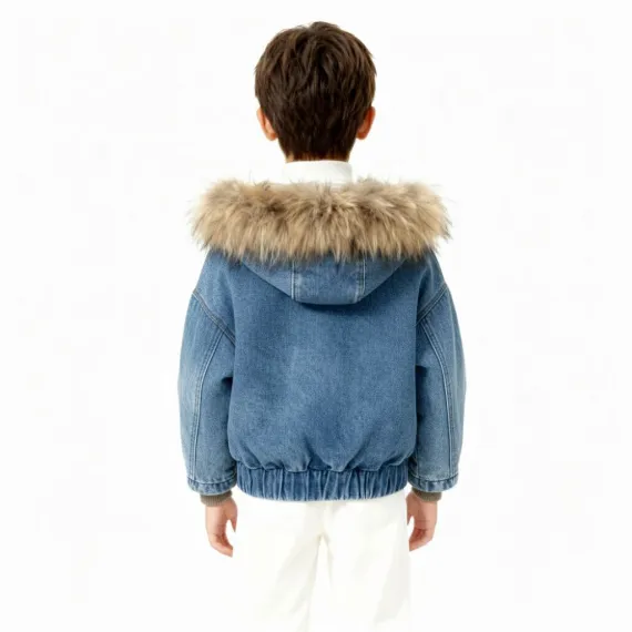 Куртка Babaya, Reňk: Açyk gök, Ölçeg: 11-12 ýaş, 4 image