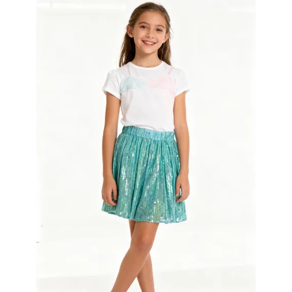 Юбка Shopaholic, Цвет: Голубой, Размер: 6-7 лет