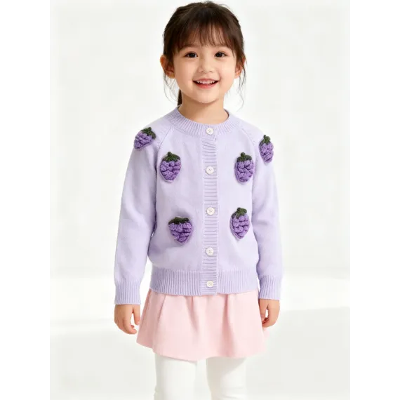 Кардиган Lurbiyhod, Reňk: Melewşe, Ölçeg: 6-7 ýaş