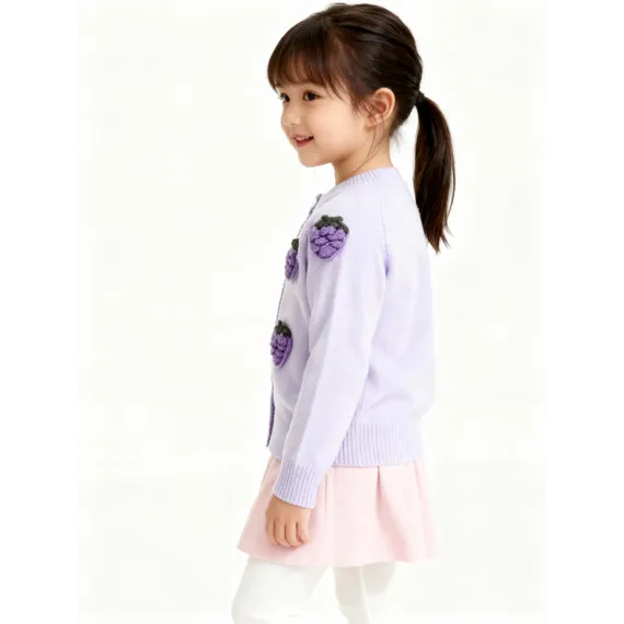 Кардиган Lurbiyhod, Reňk: Melewşe, Ölçeg: 7-8 ýaş, 2 image