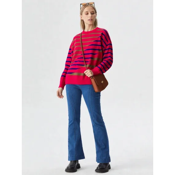 Свитер Emosin Fashion (реплика) Emosin Fashion, Цвет: Розовый, Размер: STD, изображение 2