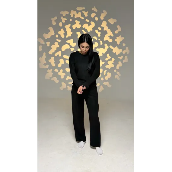 Женский стильный комплект SheVibe, Reňk: Gara, Ölçeg: L, 3 image