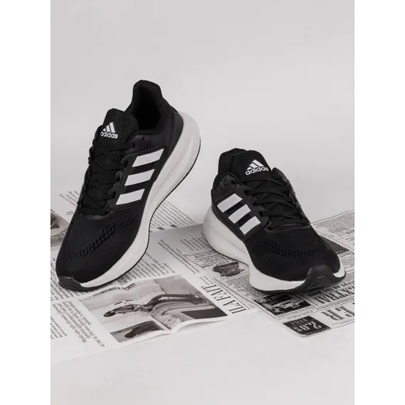 Кроссовки Adidas PureBoost (люкс реплика), Цвет: Черный, Размер: 40