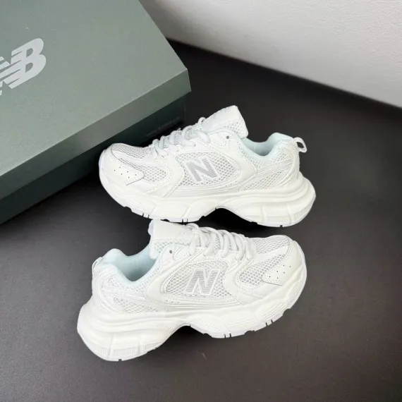 Кроссовки NewBalance 530 Retro Breathable Sports  (люкс реплика), Цвет: Белый, Размер: 40