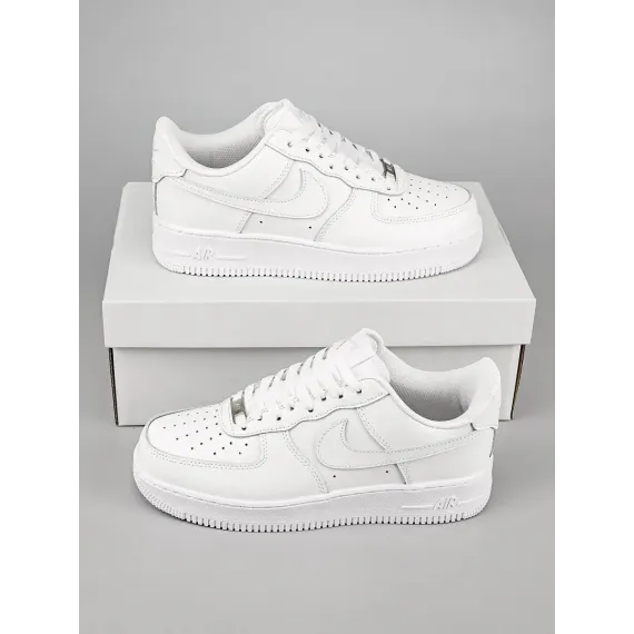 Кроссовки Nike Air Force (люкс реплика), Цвет: Белый, Размер: 42, изображение 4