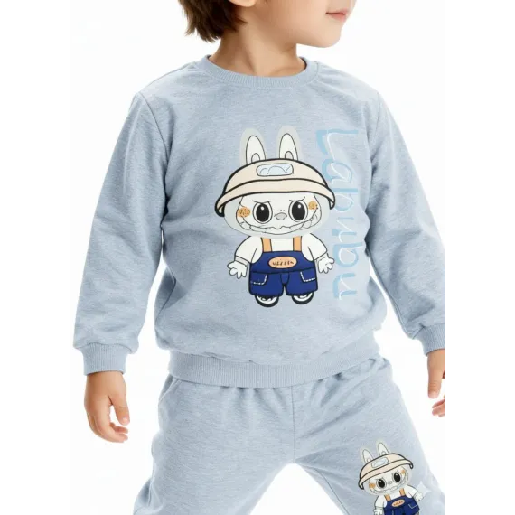 Костюм двойка Oppomio, Reňk: Çal, Ölçeg: 3-4 ýaş, 4 image