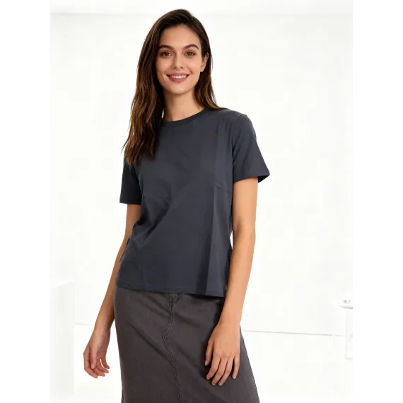 Стильная футболка Y.Y, Reňk: Темно-серый, Ölçeg: STD