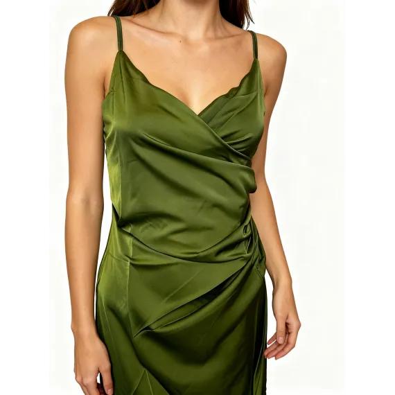 Вечернее платье Anyidika, Цвет: Хаки, Размер: S, изображение 3