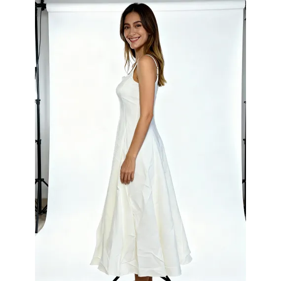 Элегантное платье MADEIN LS, Цвет: Экрю, Размер: S, изображение 2