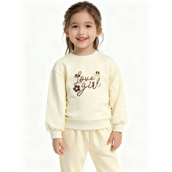 Костюм двойка szBIZNIG, Reňk: Bež, Ölçeg: 5-6 ýaş, 4 image