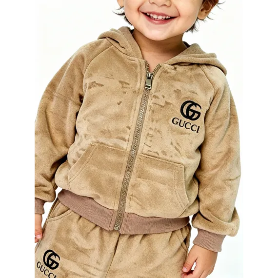 Костюм двойка Zerak, Reňk: Bež, Ölçeg: 4-5 ýaş, 4 image