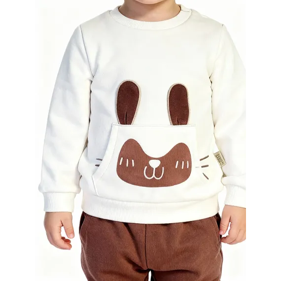 Костюм двойка Bambu kids, Reňk: Dürli reňkli, Ölçeg: 1 год, 4 image