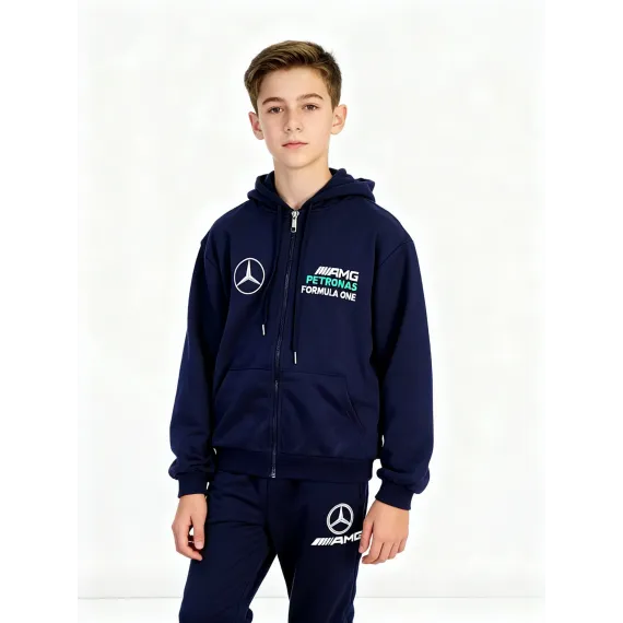 Спортивный костюм двойка Paopaotang, Reňk: Goýy gök, Ölçeg: 11 ýaş