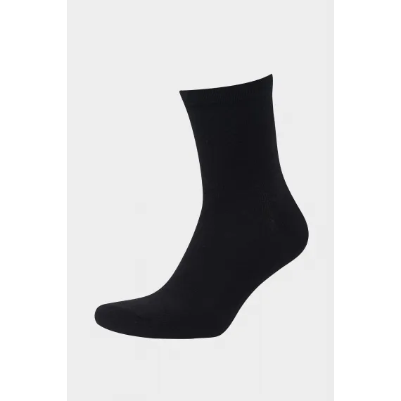 Носки мужские хлопковые 3 штуки DeFacto, Цвет: Черный, Размер: 41-44, изображение 3