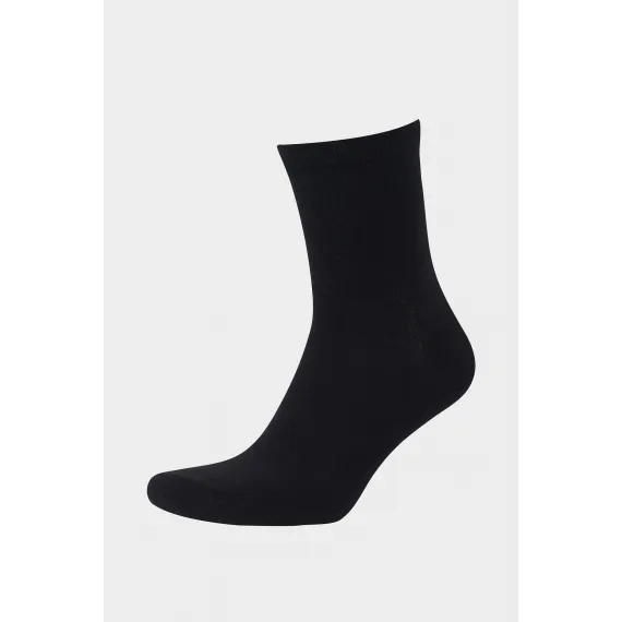 Носки мужские хлопковые 3 штуки DeFacto, Цвет: Черный, Размер: 41-44, изображение 4