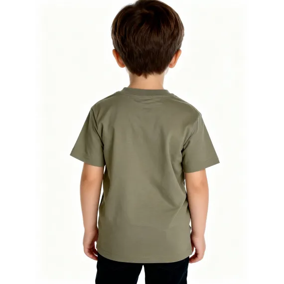 Детская футболка Can can do, Reňk: Haki, Ölçeg: 8-9 ýaş, 3 image