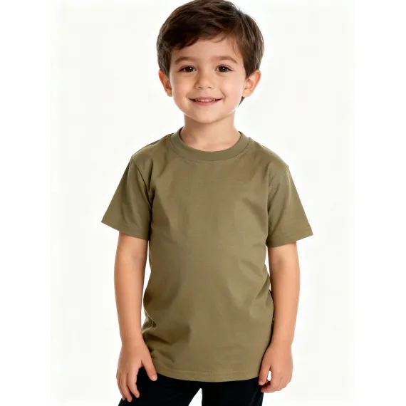 Детская футболка Can can do, Reňk: Haki, Ölçeg: 1-2 ýaş