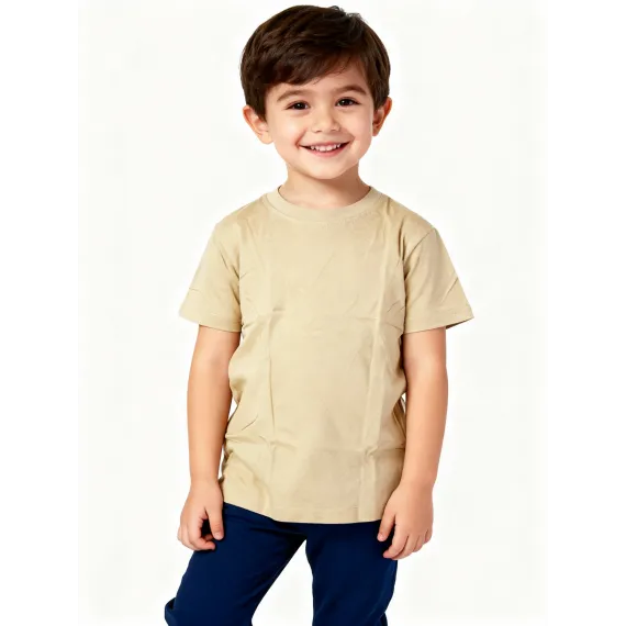 Детская футболка Can can do, Reňk: Bež, Ölçeg: 1-2 ýaş