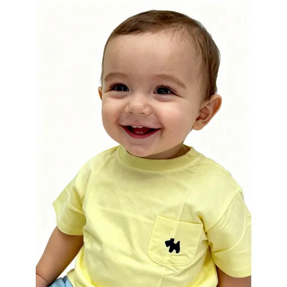 Детская футболка Baby, Reňk: Sary, Ölçeg: 8-9 ýaş, 4 image