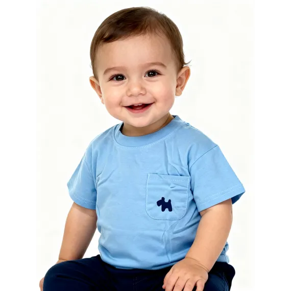 Детская футболка Baby, Reňk: Açyk gök, Ölçeg: 3-4 ýaş