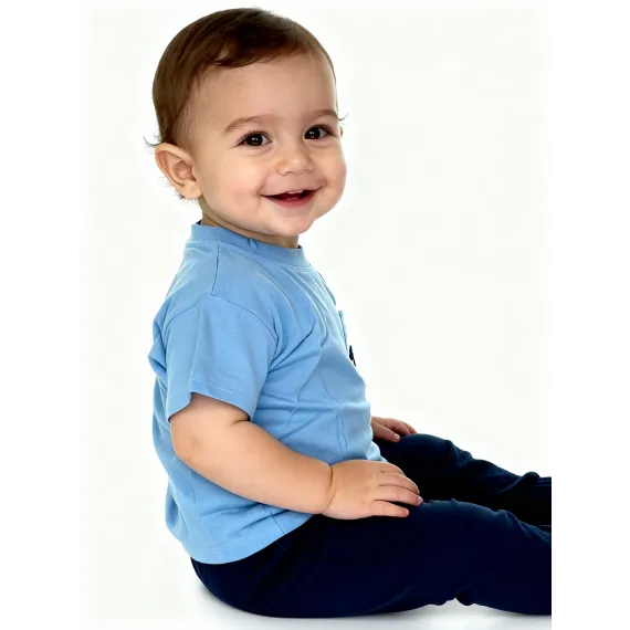 Детская футболка Baby, Reňk: Açyk gök, Ölçeg: 1-2 ýaş, 2 image