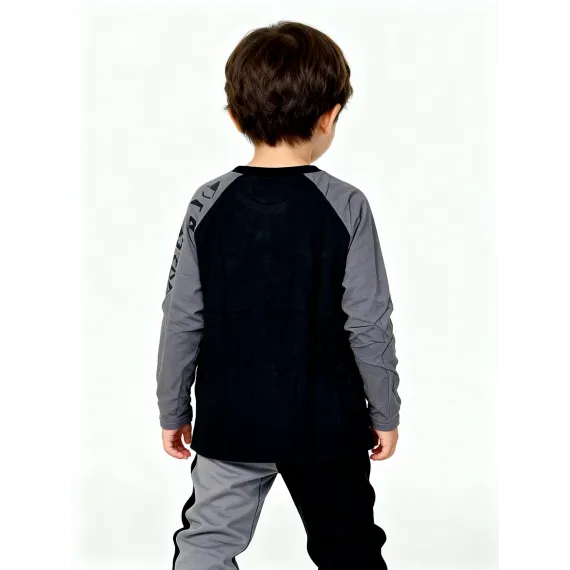 Детский лонгслив Right Euro, Reňk: Çal, Ölçeg: 3-4 ýaş, 3 image