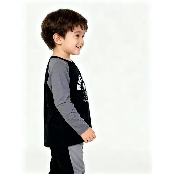 Детский лонгслив Right Euro, Reňk: Çal, Ölçeg: 5-6 ýaş, 2 image