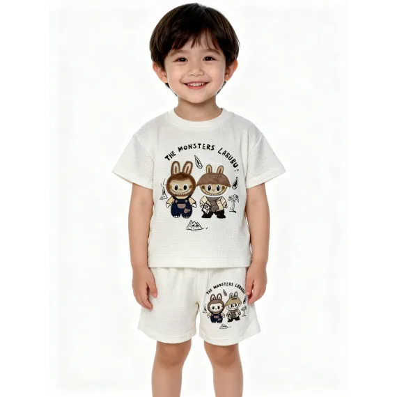 Детский костюм двойка Fashion Happyiness, Reňk: Bež, Ölçeg: 3-4 ýaş