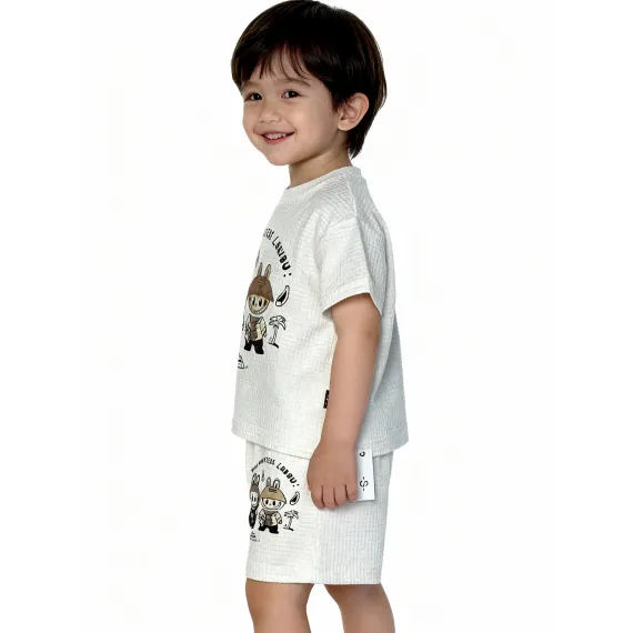 Детский костюм двойка Fashion Happyiness, Reňk: Bež, Ölçeg: 1-2 ýaş, 2 image