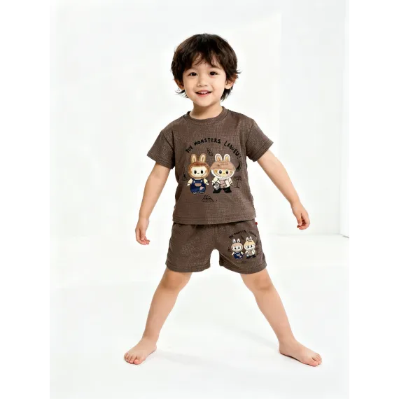 Детский костюм двойка Fashion Happyiness, Reňk: Goňur, Ölçeg: 5-6 ýaş