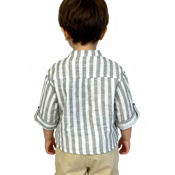 Детская рубашка Muziyouyou, Reňk: Bež, Ölçeg: 5-6 ýaş, 3 image