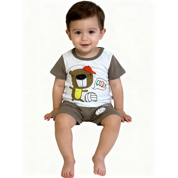 Детский комплект двойка Yishimei, Reňk: Goňur, Ölçeg: 1-2 ýaş