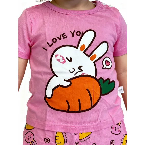 Детский комплект двойка Yishimei, Reňk: Gülgüne, Ölçeg: 9-12 aý, 4 image