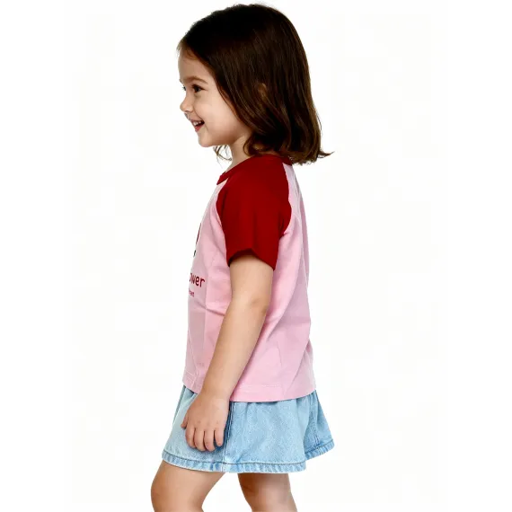 Детская футболка Bitiwa, Reňk: Fuksiýa, Ölçeg: 1-2 ýaş, 2 image