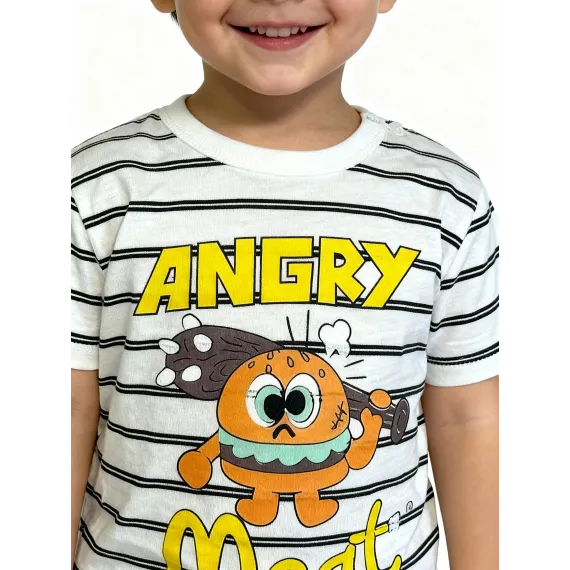 Детская футболка Bitiwa, Reňk: Ak, Ölçeg: 9-12 aý, 4 image