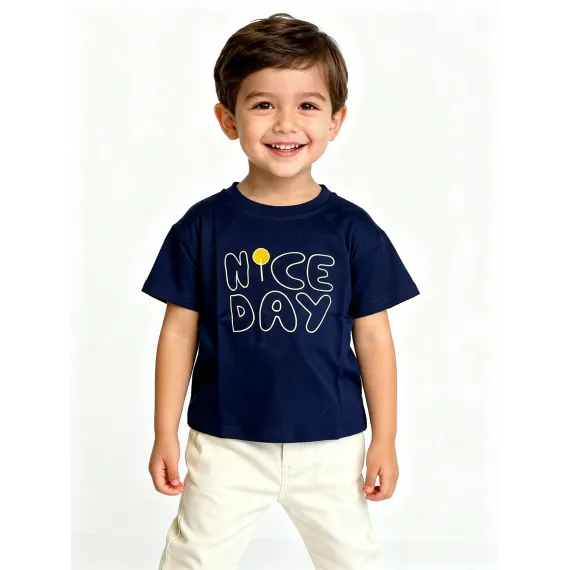 Детская футболка Banxuehui, Reňk: Goýy gök, Ölçeg: 3-4 ýaş