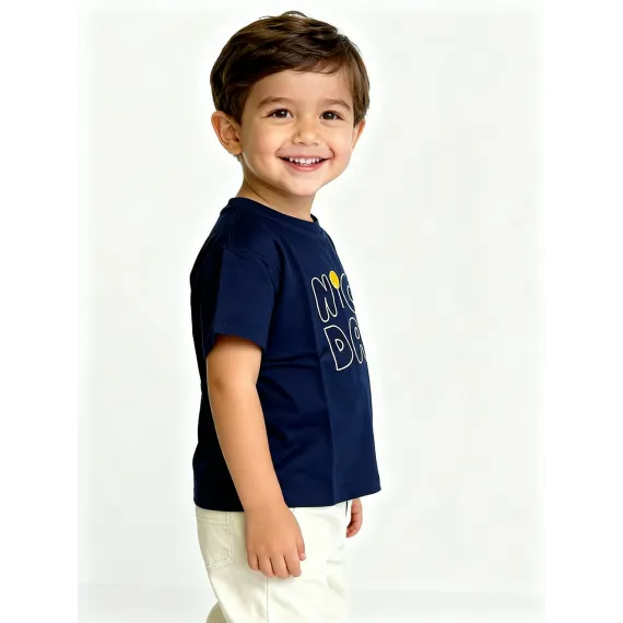 Детская футболка Banxuehui, Reňk: Goýy gök, Ölçeg: 5-6 ýaş, 2 image