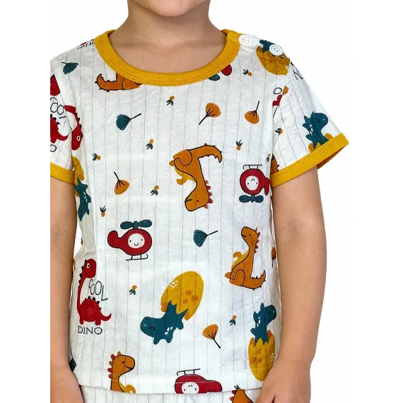 Детский домашний костюм Yishimei, Reňk: Sary, Ölçeg: 2-3 ýaş, 4 image