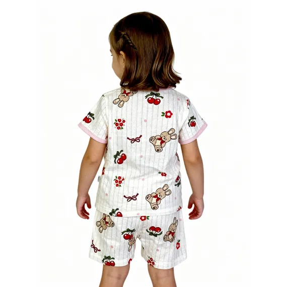 Детский домашний костюм Yishimei, Reňk: Gülgüne, Ölçeg: 9-12 aý, 3 image