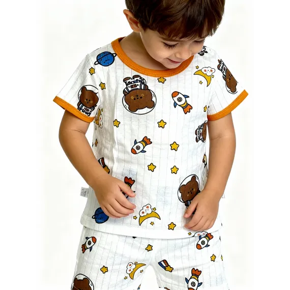 Детский домашний костюм Yishimei, Reňk: Mämişi, Ölçeg: 1-2 ýaş, 4 image