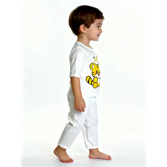 Детский пижамный комплект Baby, Reňk: Экрю, Ölçeg: 5-6 ýaş, 2 image