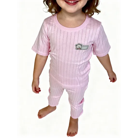 Детский пижамный комплект Baby, Reňk: Gülgüne, Ölçeg: 9-12 aý, 4 image