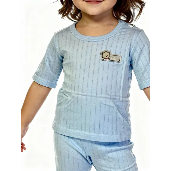 Детский пижамный комплект Baby, Reňk: Açyk gök, Ölçeg: 2-3 ýaş, 4 image