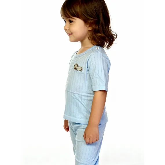 Детский пижамный комплект Baby, Reňk: Açyk gök, Ölçeg: 1-2 ýaş, 2 image