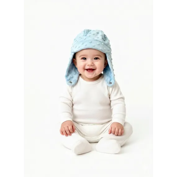 Шапка  Bebessi, Reňk: Açyk gök, Ölçeg: 0-6 aý, 2 image