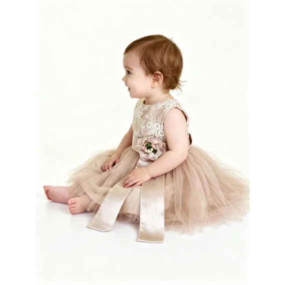 Платья  Lili poupee, Reňk: Gülgüne, Ölçeg: 6-9 aý, 2 image